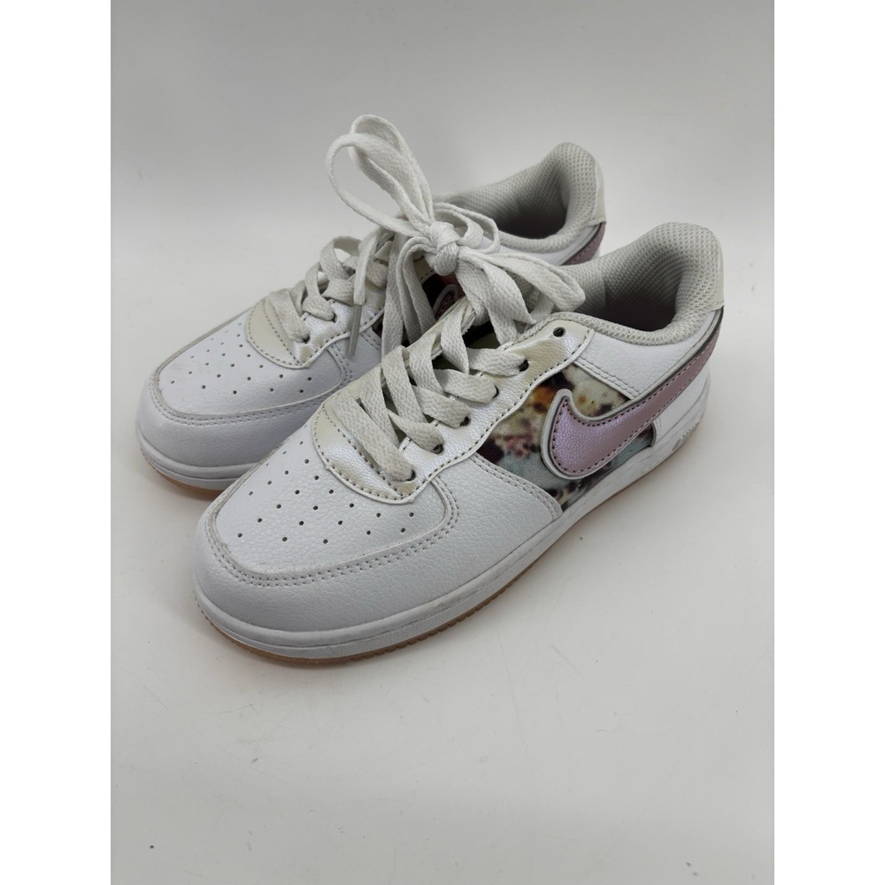Nike Air Force ONE 1 Low Floral WhiteLight Arctic PinkMetallic Silver 1YUK13.5